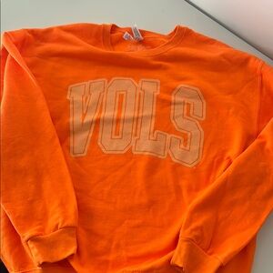 Jerzees Bright Orange VOLS Sweatshirt